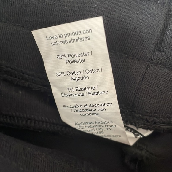 Alphalete Essential Core Athletic Shorts Black - Picture 9 of 10